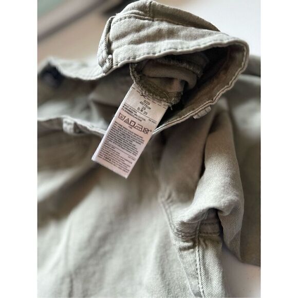 GAP women’s pale army green denim legging - Picture 5 of 6